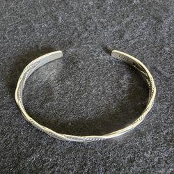 S925 Sterling Silver Woven Bracelet 