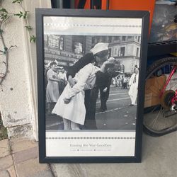 Kissing The War Goodbye Photo framed Print