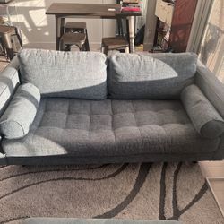 Article Sven 72" Tufted Loveseat - Blue