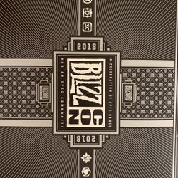 Blizzcon Exclusive 2018 Goody Bag/Box Set Blizzard Rare Collectible New