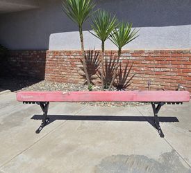 8 ft Suede Gymnastics Balance Beam