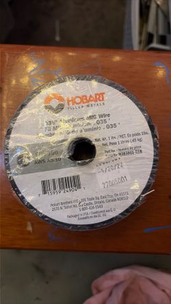 Hobart filler metals .035 aluminum mig wire