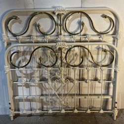 Brass and iron bed standard queen size