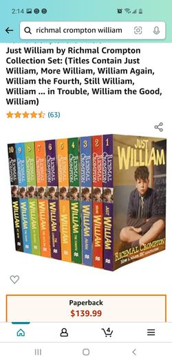Just William Book Series By Richmal Crompton
