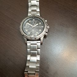 Men's Fossil stainless steel watch