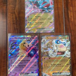 Pokemon Salamence, Mimikyu & Mamoswine EX Journey Together Holo Lot of 3 MINT!