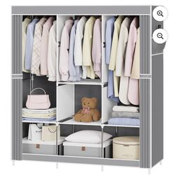 Portable Wardrobe Closet, 49 Inch Closet Storage X(350)