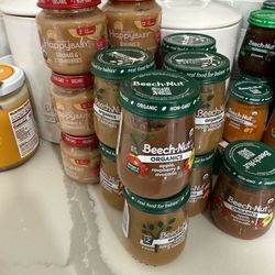 Beechnut baby food jars