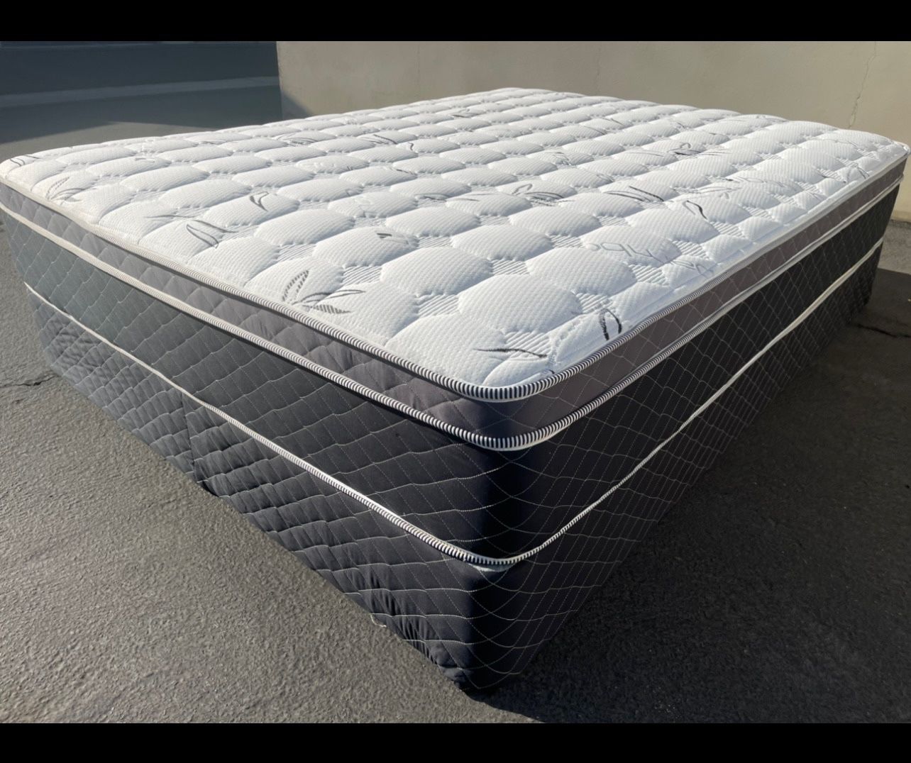 Cal King Bamboo Orthopedic Pillow Top Mattress And Box spring!,All Products : American Fashion Style Bags On Sale