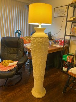 Vintage 1980’s Postmodern Tessellated Floor Lamp