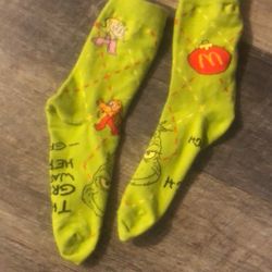 McDonald’s Grinch Socks