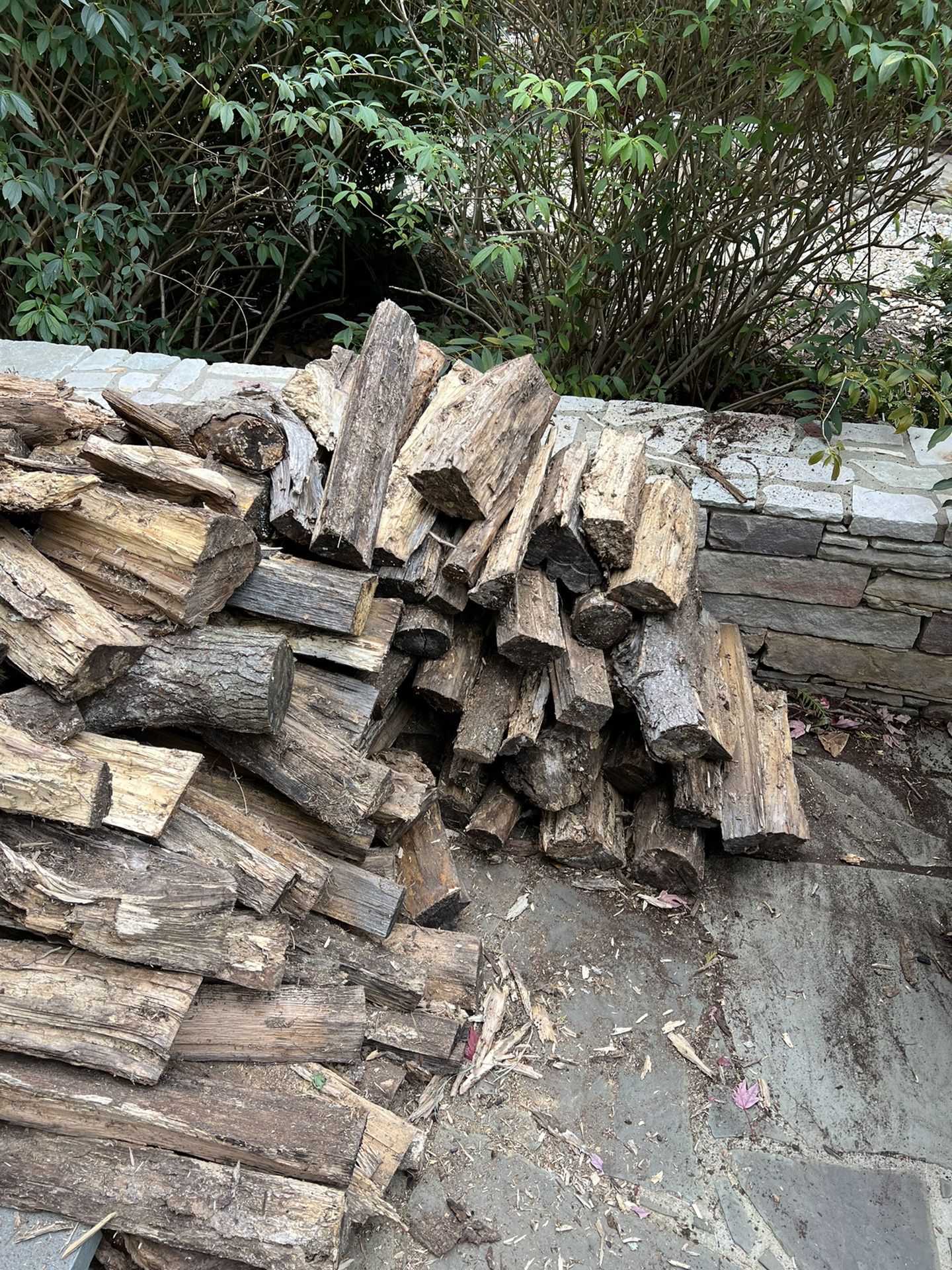 Dry firewood
