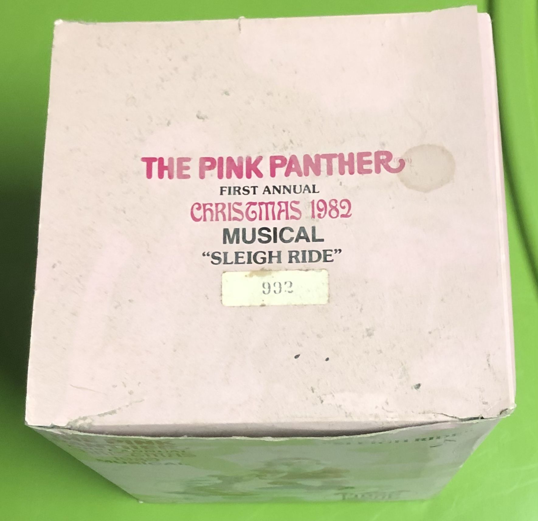 The Pink Panther Music Box Figure