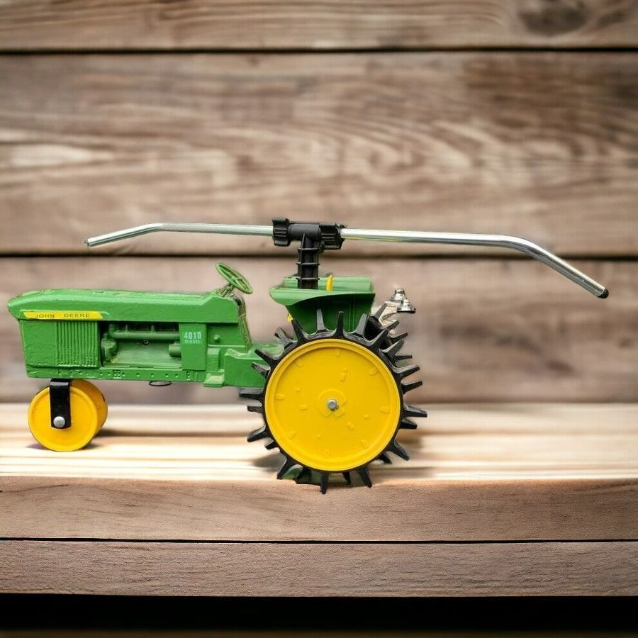 John Deere 4010 Traveling Lawn Sprinkler Diesel Diecast Vintage Collectible