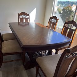 Dining Table With 6 Chairs (dining Set)