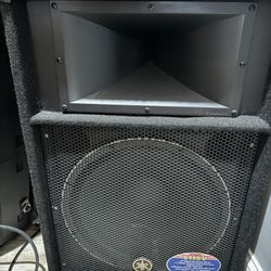 Two Yamaha S115 MK5 Club V 15" Passive PA Speakers