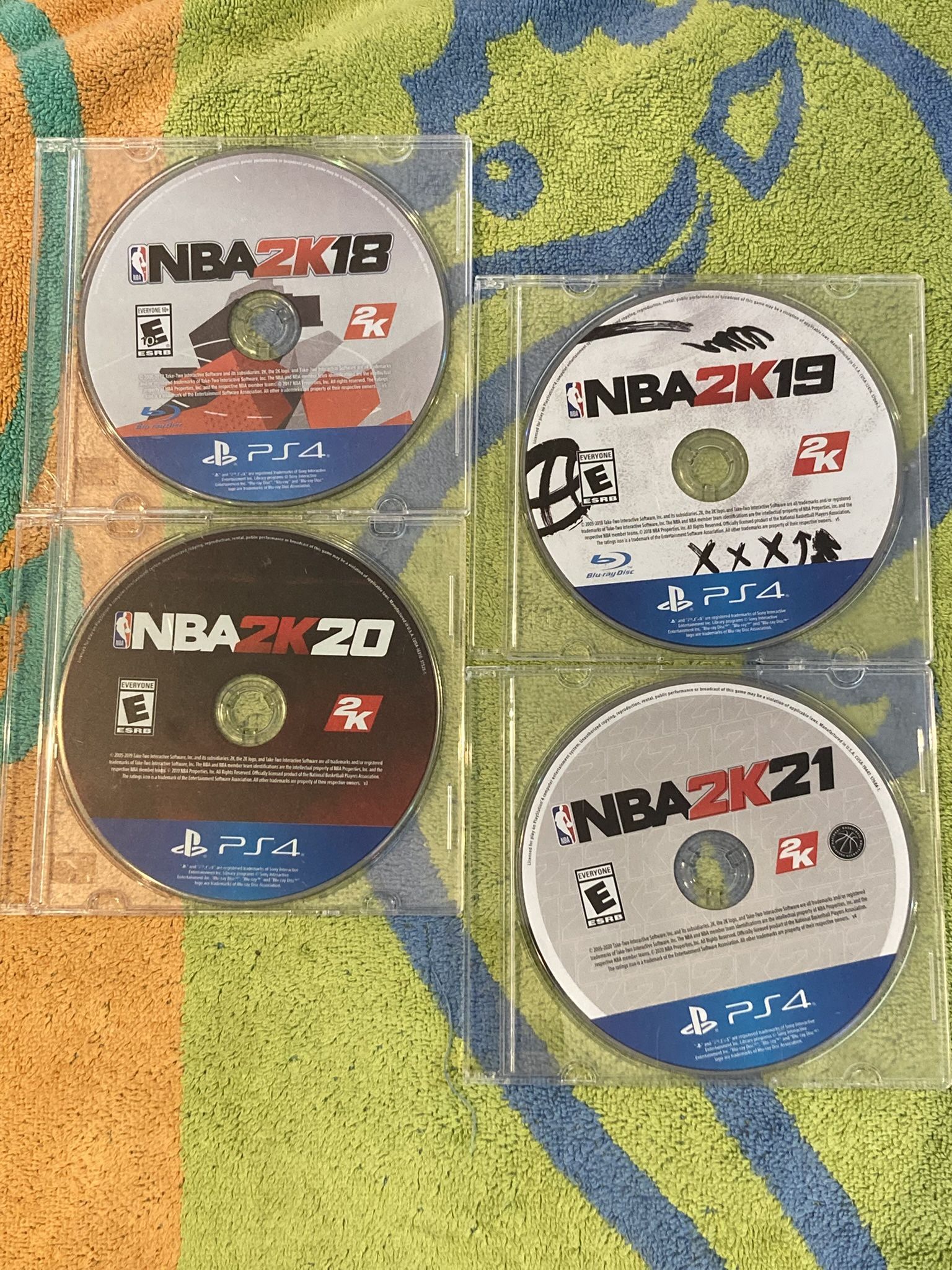 PS4: NBA 2K18, 2K19, 2K20, 2K21