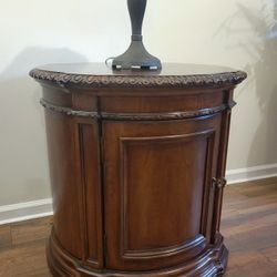 Round Storage Drum Table