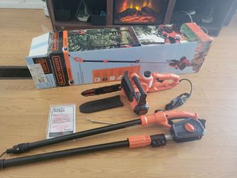 BLACK+DECKER 10” Electric Pole Chainsaw