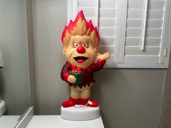 Warner Bros 32" LED Christmas Heat Miser Blow Mold Outdoor Decor New Sold Out