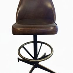 Vintage Douglas Of California MCM Swivel Barstool