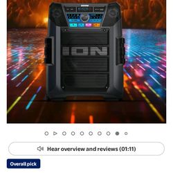 ION Audio Tailgater XL - Portable All-Weather Speaker with Premium 5-Speaker Sound
