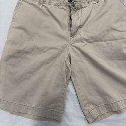 Izod Men's Tan Shorts Size Waist 34