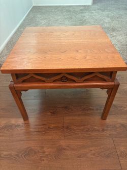 Square Vintage End Table
