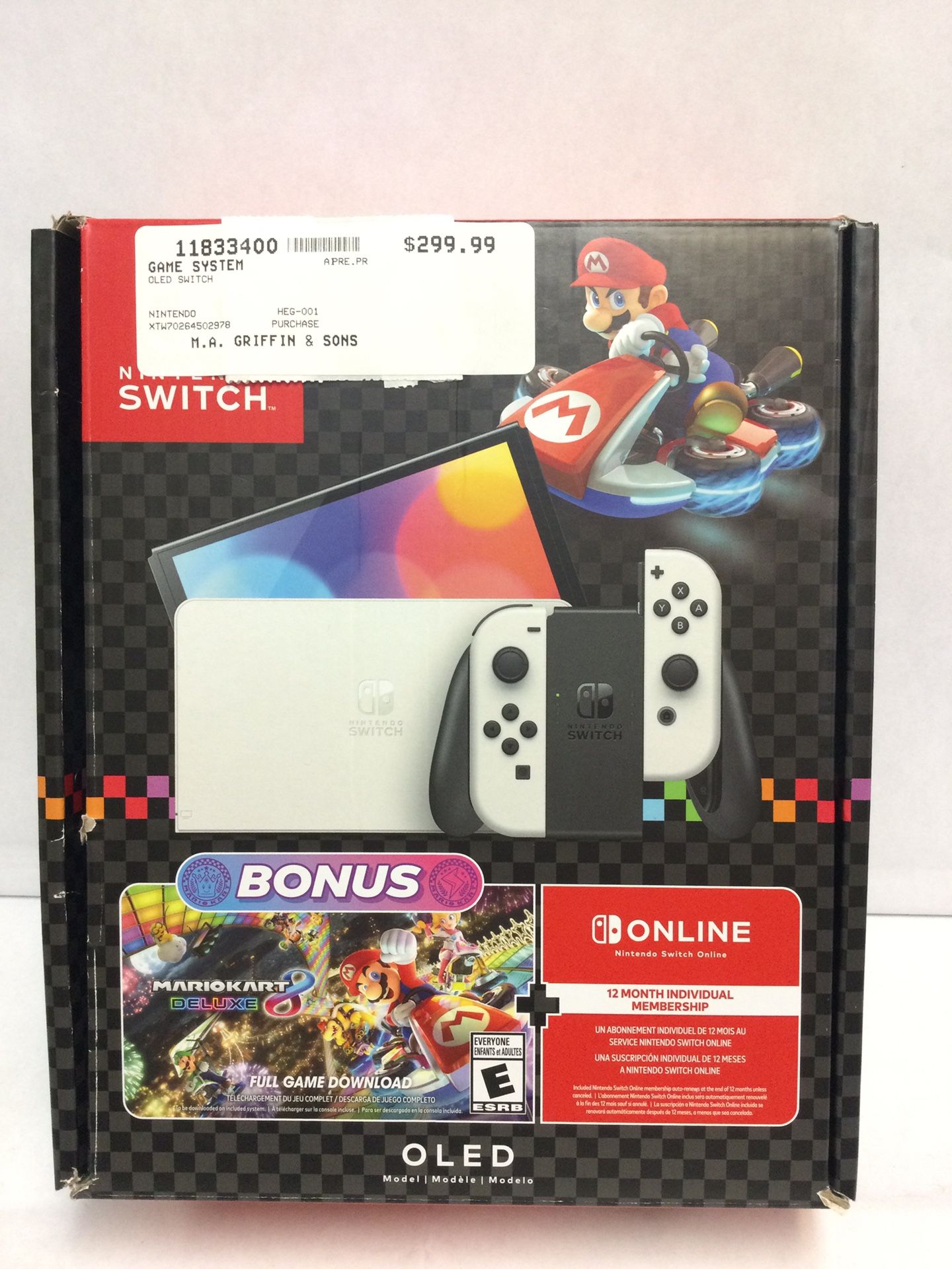 Nintendo OLED Switch In Box 