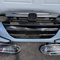 SONIC GRAY HONDA ACCORD 2021 2022 2023 FRONT BUMPER + HEADLIGHTS FOR FREE