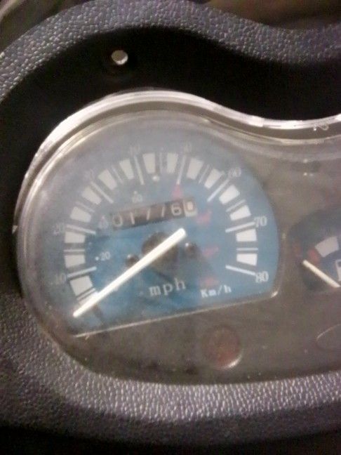 150cc Eagle Scooter Gauge Cluster Speedo Dash 1776 Miles