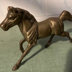 Brass Horse Sculpture Art Piece