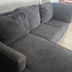 Grey Couch With Chaise