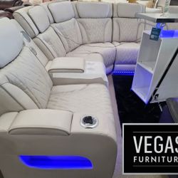 Sectional Power Recliners HeatRest 