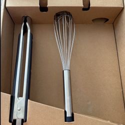 Made In Whisk And Tongs New In Box  (original)