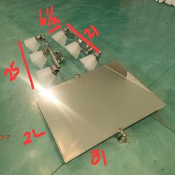 Bathroom Mirror and 2 Vanity Light Fixtures