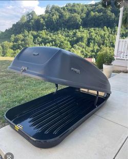 K-Cargo Rooftop Cargo Carrier Roof Box Hard Shell Car SUV Luggage Storage