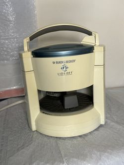 Black & Decker JW400 Lids Off Electric Automatic Jar Can Opener Kitchen Appliance