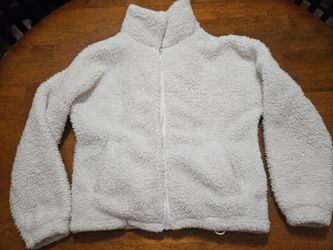 Cream sherpa jacket