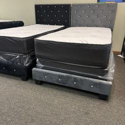 NEW TWIN FULL QUEEN KING SIZE BED WITH MATTRESS AND FREE DELIVERY- BEDROOM FURNITURE SECTIONAL SOFA AND MORE 
