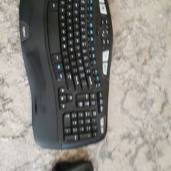 Logitech keyboard With Laser Mouse Combo