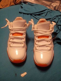 Retro 11s orange and white