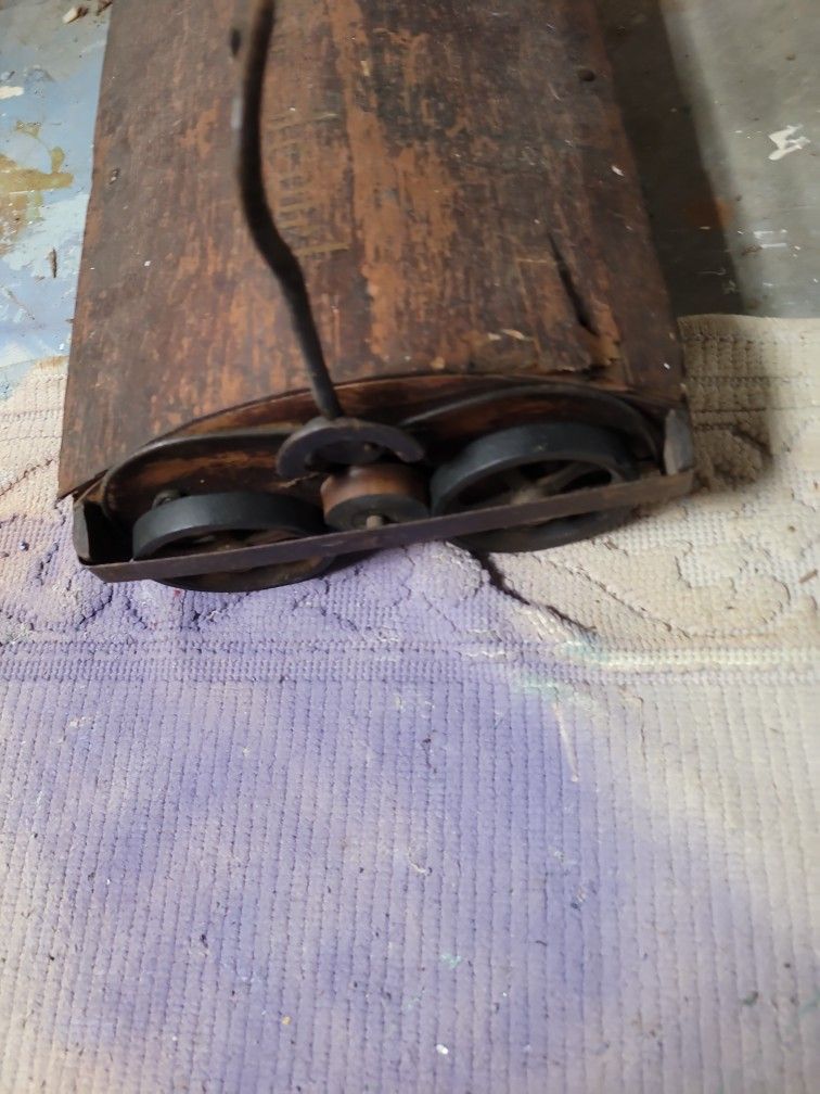1800s Wooden Vacuum