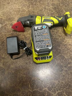 Ryobi sander with battery and charger. New