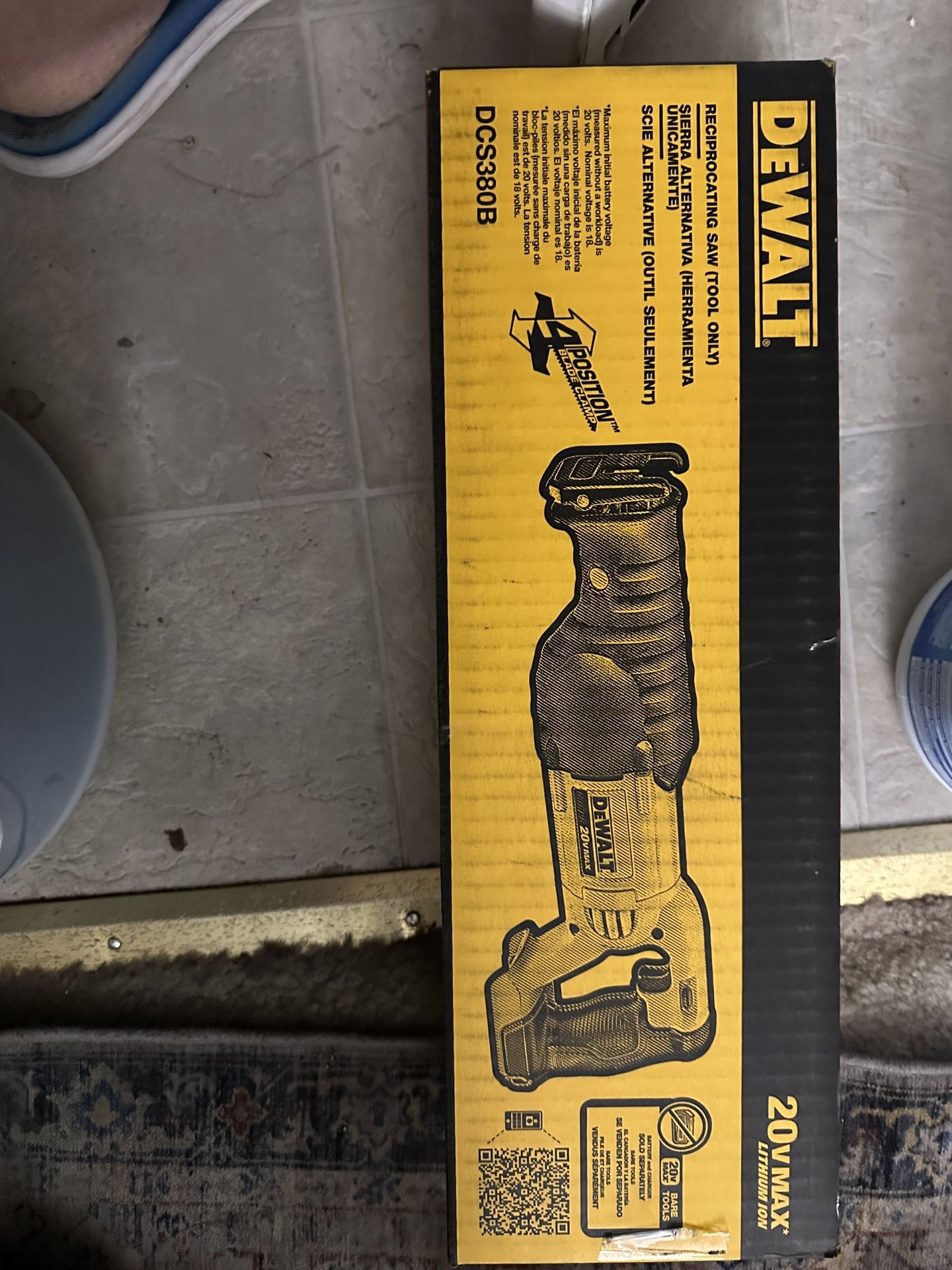 New 20V MAX Cordless Reciprocating Saw (Tool Only