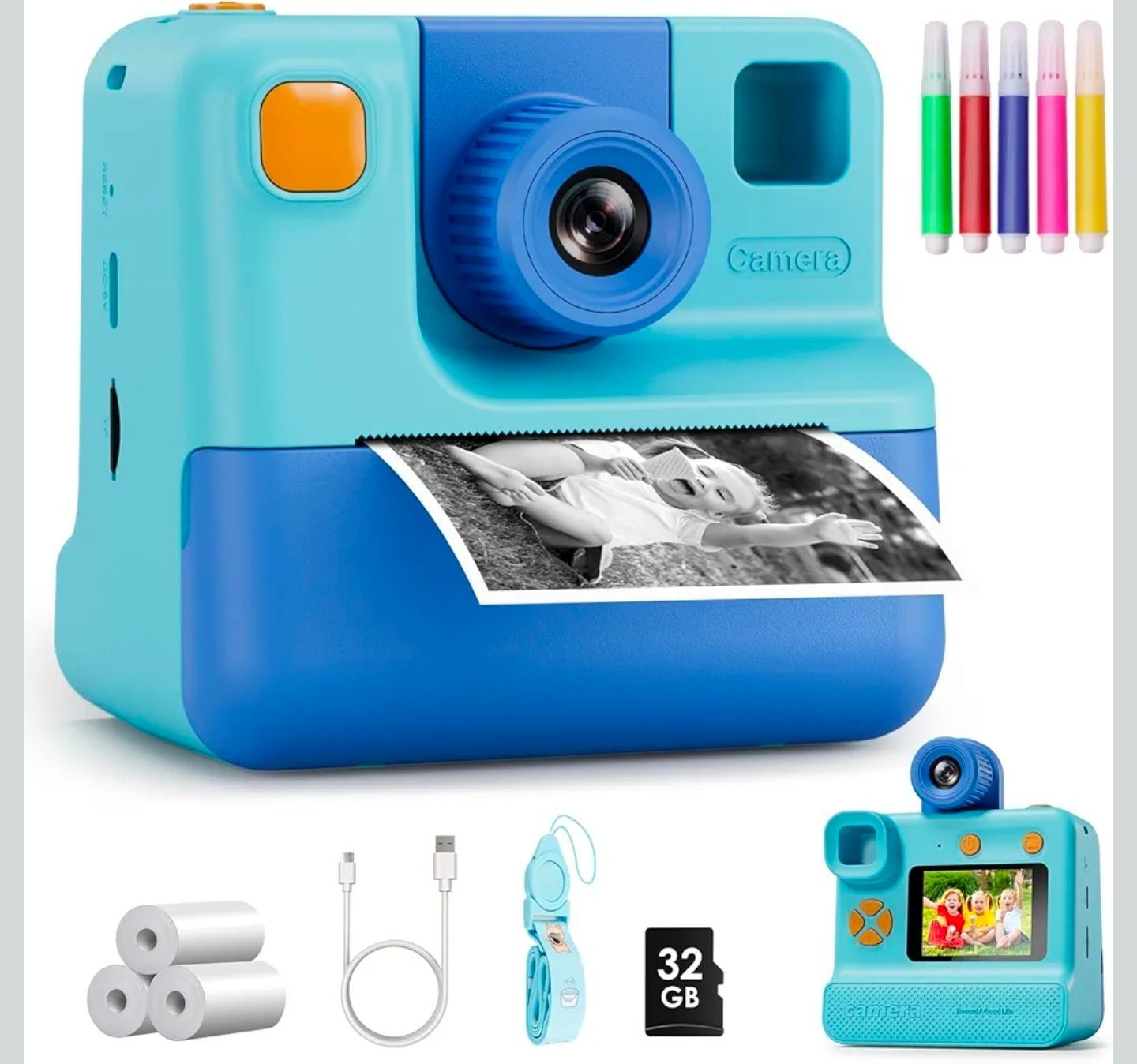 Kids Camera Instant Print