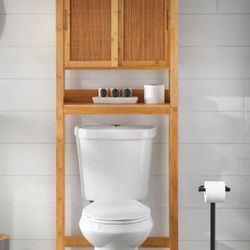 New Bamboo Storage Space Saver Bathroom Cabinet 