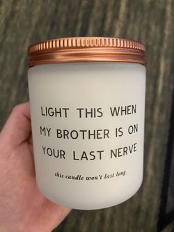 Sister In-law Candle Gift