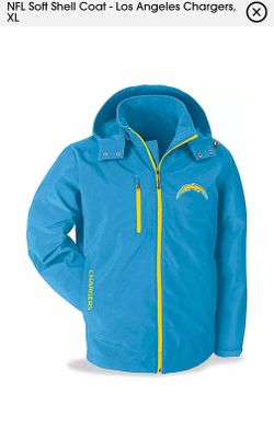 NFL Soft Shell Coat - Los Angeles Chargers, Large