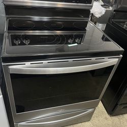 Whirlpo Electric Stov 30” Stainless Steel 